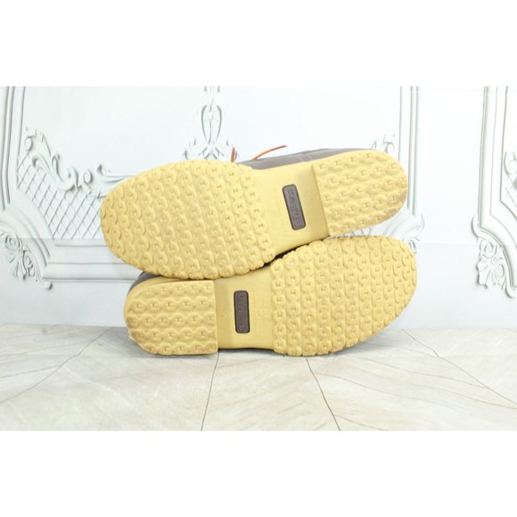 LL Bean 6" Unlined Brown Leather Waterproof Duck Boots Size 10 M - Picture 8 of 10